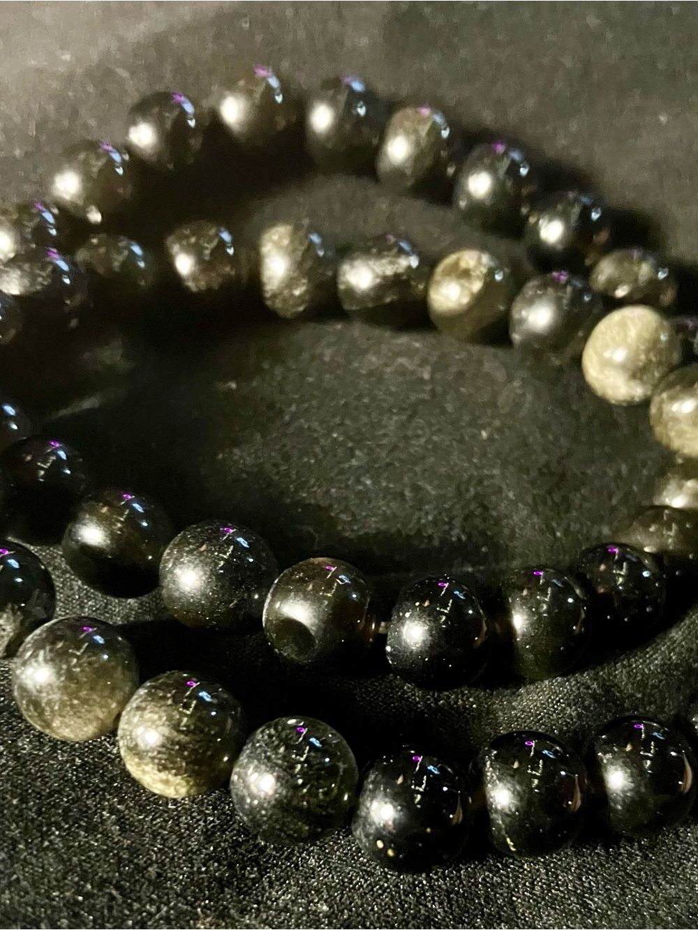 Black onyx Stretch Bracelet - Women's Jewelry